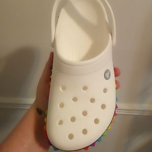 Rainbow Stud Crocs